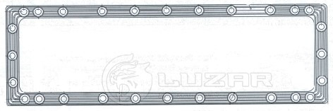 Прокладка бачка радиатора для спецтехники МТЗ-80/82 (силиконовая с РА каркасом)