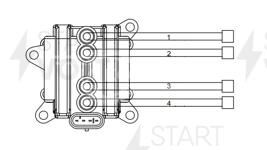 Катушка зажигания для автомобилей Renault Sandero II (13-)/Clio (05-) 1.2i