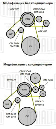 Ролик приводного ремня для автомобилей ГАЗон Next/ПАЗ/ЛиАЗ 4292 (двигатель ЯМЗ 534/536) (только ролик натяжителя)