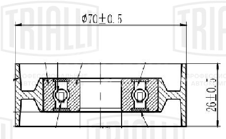 Ролик приводного ремня для автомобилей ГАЗон Next/ПАЗ/ЛиАЗ 4292 (двигатель ЯМЗ 534/536) (только ролик натяжителя)