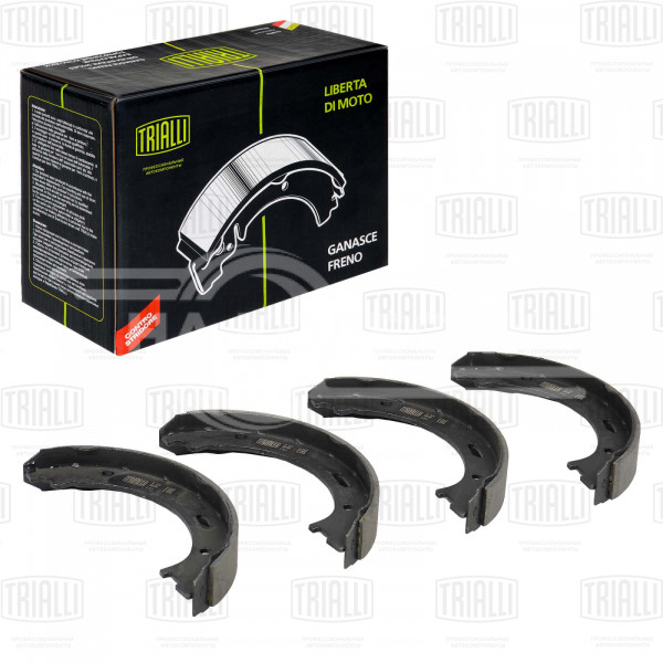 Колодки тормозные барабанные стояночного тормоза для автомобилей Jeep Grand Cherokee III (04-) 205x31