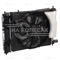 Блок охлаждения (радиатор+конденсор+вентилятор) для автомобилей Solaris (17-)/Rio (17-) MT