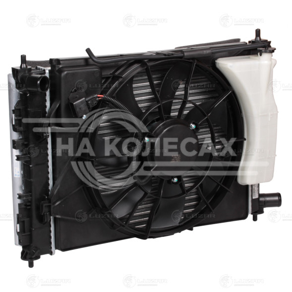 Блок охлаждения (радиатор+конденсор+вентилятор) для автомобилей Solaris (17-)/Rio (17-) MT
