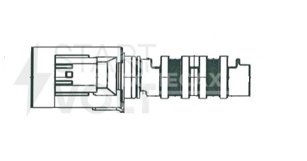 Клапан электромагнитный регулировки фаз ГРМ для автомобилей Nissan Patrol (10-) 5.6i правый впускной