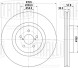 Диск тормозной передний для автомобилей Subaru Impreza WRX (00-) d=326