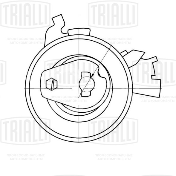 Ролик ГРМ натяжной для автомобилей Opel Astra F (91-) 1.6i/1.8i/2.0i