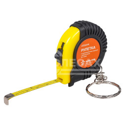 Рулетка в прорезиненном корпусе с фиксатором 2м х 6мм