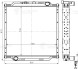 Радиатор охлаждения для автомобилей МАЗ 6501B5 ЯМЗ-536