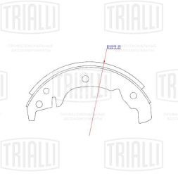 Колодки тормозные для автомобилей ЗАЗ 1102 барабанные