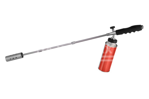 Горелка газовая на цанговый баллон, с трубными удлинителями сопла, анти-вспышка, ручной поджиг, 78*9*5 см