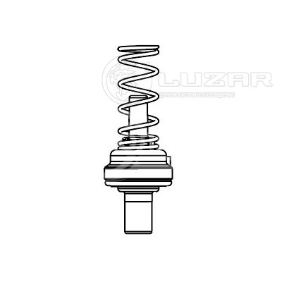 Термостат для автомобилей VW Polo Sedan (10-)/Skoda Rapid (12-) 1.6i (87°С) (термоэлемент)