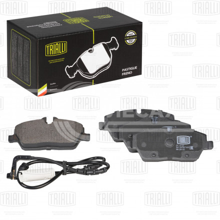 Колодки тормозные для автомобилей BMW 1 (E81/87) (04-)/Mini Cooper (06-) дисковые передние (с датчиком)