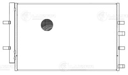 Радиатор кондиционера для автомобилей Transit (13-) 2.2 TDCI