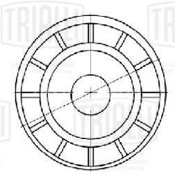 Ролик приводного ремня для автомобилей Mercedes-Benz GLK (X204) (08-) 2.1d [OM651] (только ролик натяжителя)