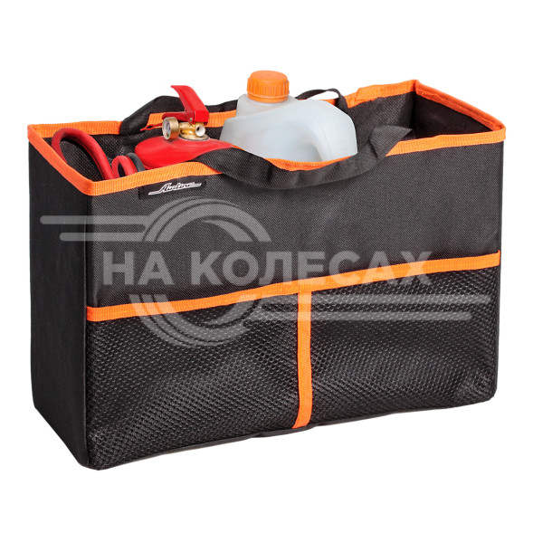 Органайзер в багажник &quot;Эко&quot; (37*24*15 см), черн./оранж.