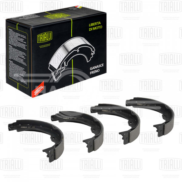 Колодки тормозные барабанные стояночного тормоза для автомобилей Jeep Wrangler (07-) 207x32