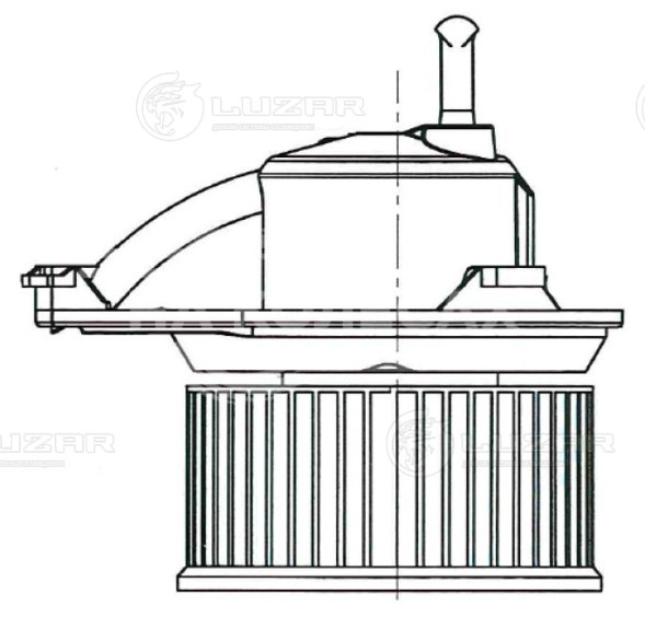 Электровентилятор отопителя для автомобилей Mercedes-Benz Sprinter Classic (909) (13-)