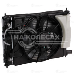 Блок охлаждения (радиатор+конденсор+вентилятор) для автомобилей Solaris (17-)/Rio (17-) AT