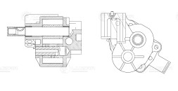 Насос масляный для автомобилей КАМАЗ (Евро 3) (без шестерни)