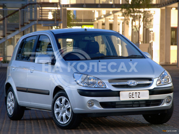 Бампер передний Hyundai Getz 05-10 под туманки