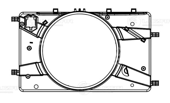 Кожух электровентилятора охлаждения для автомобилей Opel Astra J (10-)/Chevrolet Cruze (09-)