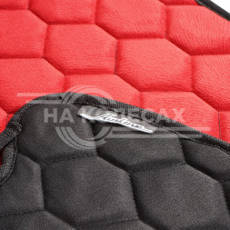 Накидки "Алькантара", передние (2 шт.), красные