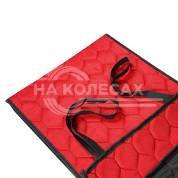 Накидки "Алькантара", передние (2 шт.), красные