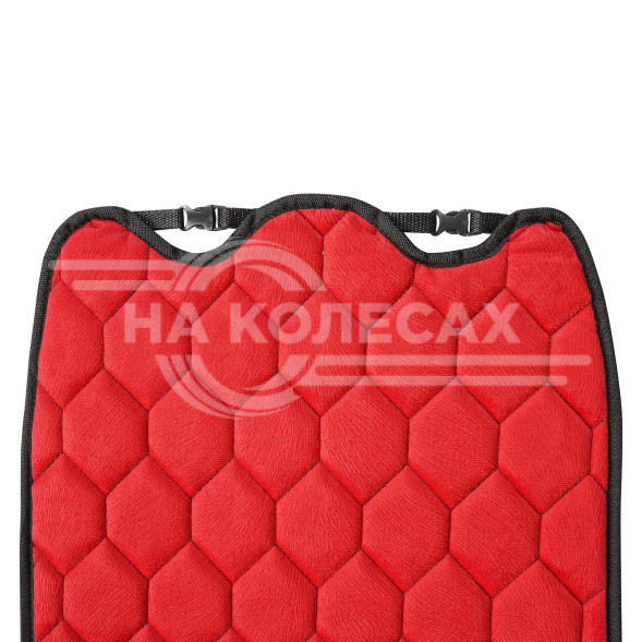 Накидки &quot;Алькантара&quot;, передние (2 шт.), красные