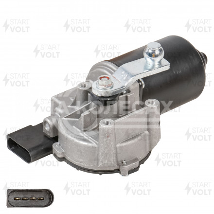 Моторедуктор стеклоочистителя для автомобилей VAG Rapid (13-)/Fabia III (13-) (передний)