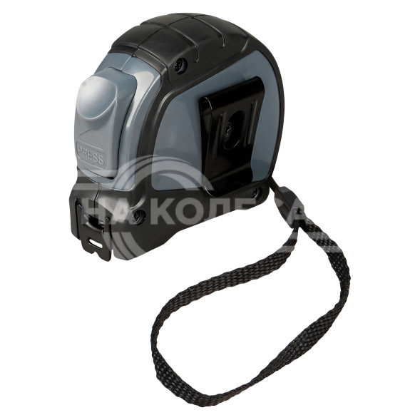 Рулетка в прорезиненном корпусе 3мх16мм PRO, автостоп, дв. зацеп, дв. шкала