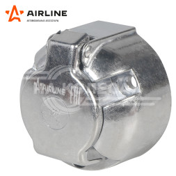 Розетка фаркопа 12В 7 контактов металл &quot;ЛАЙТ&quot;