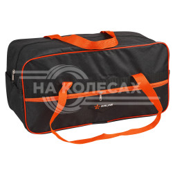 Сумка дорожная автомобильная, средняя (49*24*20 см), черн./оранж.