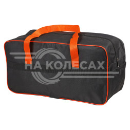 Сумка дорожная автомобильная, средняя (49*24*20 см), черн./оранж.