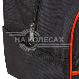 Сумка дорожная автомобильная, средняя (49*24*20 см), черн./оранж.