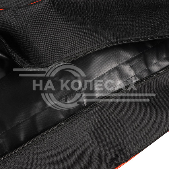 Сумка дорожная автомобильная, средняя (49*24*20 см), черн./оранж.
