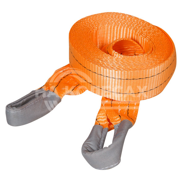 Трос VIP буксировочный лента 15 т, 6 м, без крюков, сумка