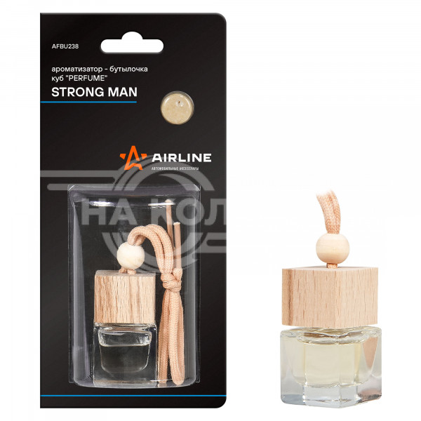 Ароматизатор-бутылочка куб &quot;Perfume&quot; STRONG MAN