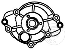 Насос водяной для автомобилей Land Rover Range Rover III (02-)/Sport I (05-) 4.2i/4.4i с корпусом