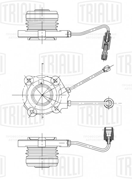 Муфта выключения сцепления для автомобилей Mercedes A W168 (97-)/B W245 (05-) 5MT