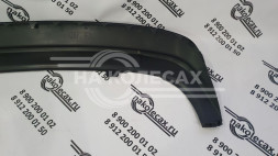 Бампер задний KIA RIO 15-17 нижняя часть RUSSIAN TYPE