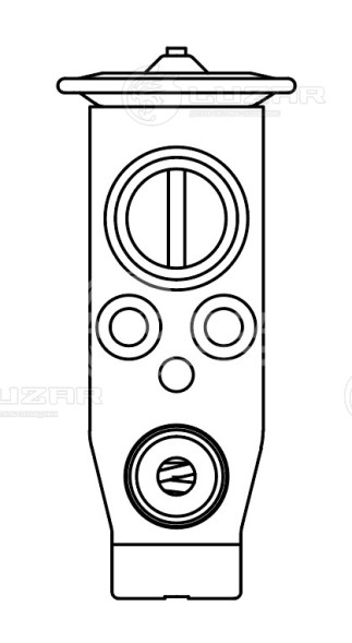 Клапан расширительный кондиционера (ТРВ) для автомобилей Octavia (A7) (13-) (тип Valeo)