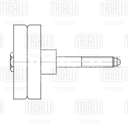 Ролик привод. ремня для автомобилей VW Golf VI (08-)/Tiguan (08-) 1.4TSi (опор.) (CM 5085)