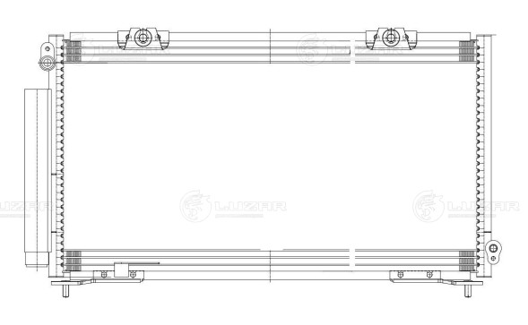 Радиатор кондиционера для автомобилей Caldina (97-)