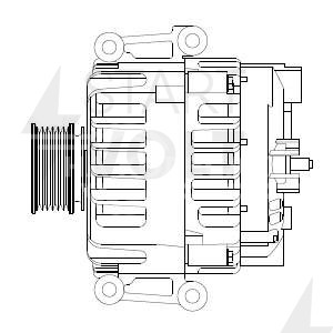 Генератор для автомобилей VAG Q3 (11-) 2.0TFSi 140A