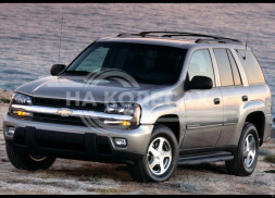 Внешние ремонтные пороги Chevrolet TrailBlazer 1 дорест/ 1 рест