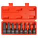 Набор головок ударных 1/2&quot; 78мм внешний шестигранник 8 пр. (5-19мм) пласт. кейс