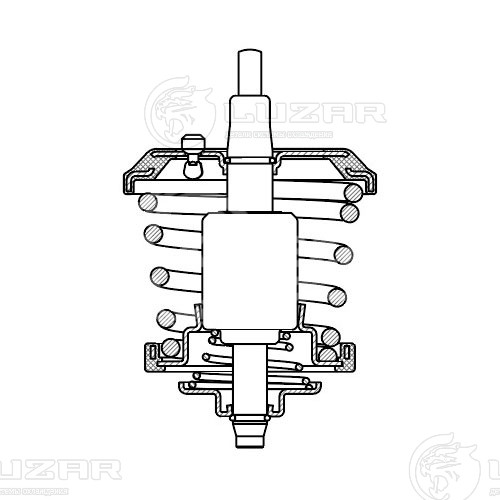 Термостат для автомобилей VW Passat B6 (05-)/Tiguan (08-)/Skoda Octavia A5 (04-) 1.8T/2.0T (95°С) (термоэл.)