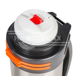 Термос с ручкой 2,0 л., нержавеющая сталь, цвет металлик