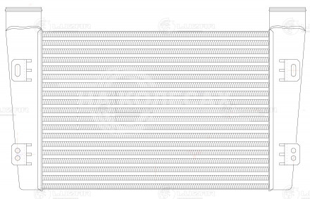 ОНВ (радиатор интеркулера) для автобуса ПАЗ 4230/4234 ММЗ