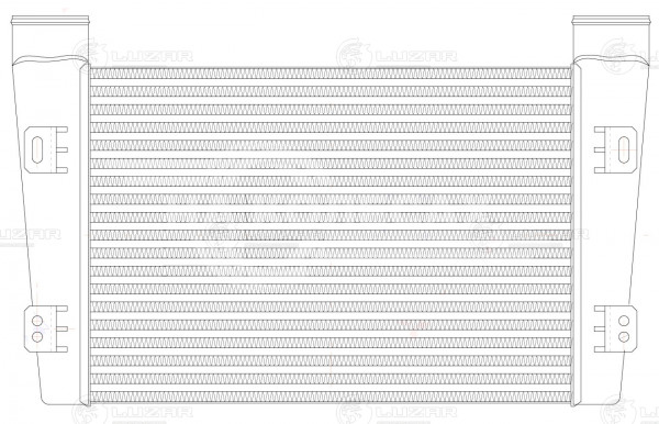 ОНВ (радиатор интеркулера) для автобуса ПАЗ 4230/4234 ММЗ